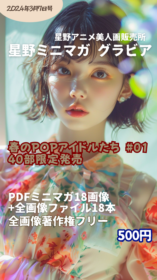 星野ミニマガ グラビア2024年3月7日号-春のPOPアイドルたち#1 - 40部限定
